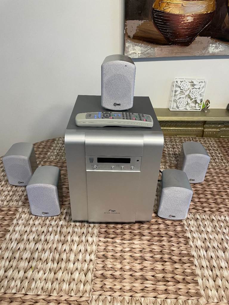 LG 5.1 Surround Sound System with Remote – Good Condition