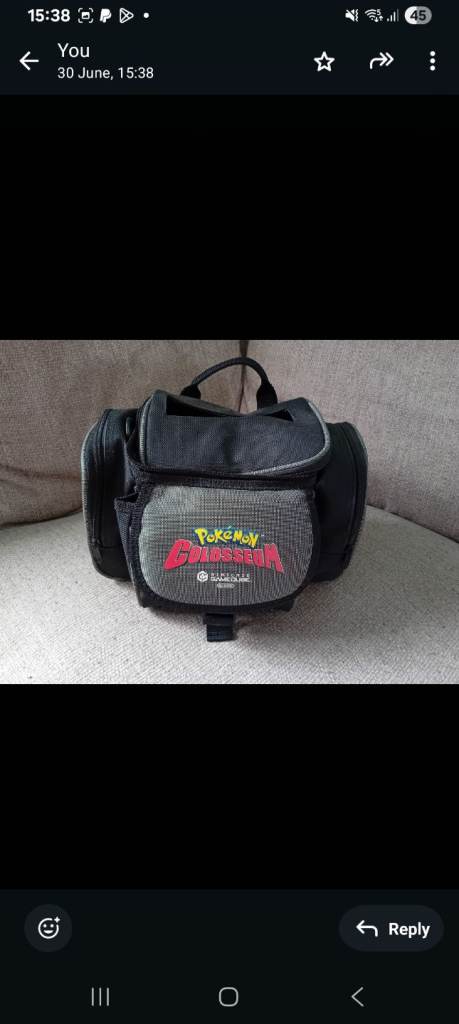 Pokemon gamecube carry case