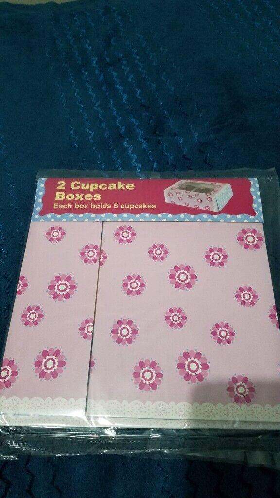 2 cup cake box New  £1.5