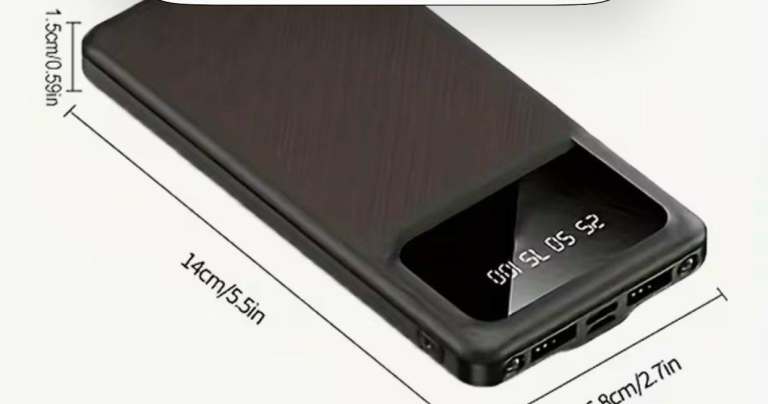 New 20000mAh Power Bank with Digital Display