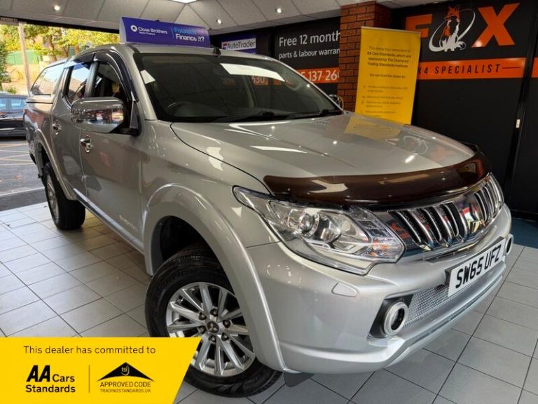 65 Reg Mitsubishi L200 2.4 Di-d Barbarian automatic, colour coded rear canopy.
