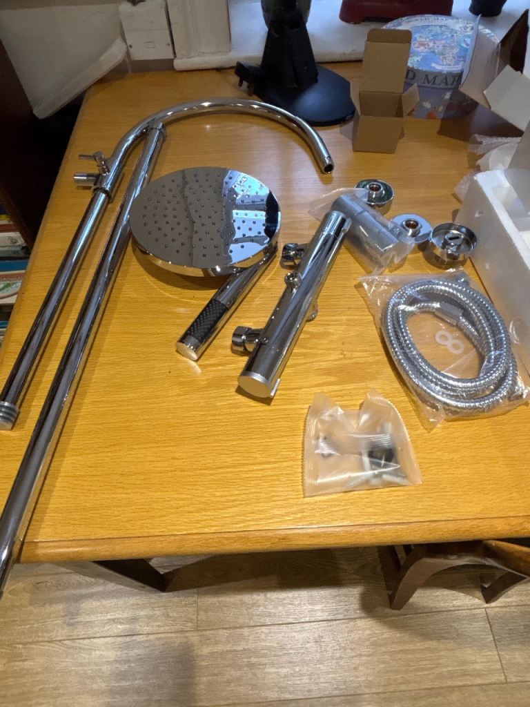 Round Head Thermostatic Shower Kit