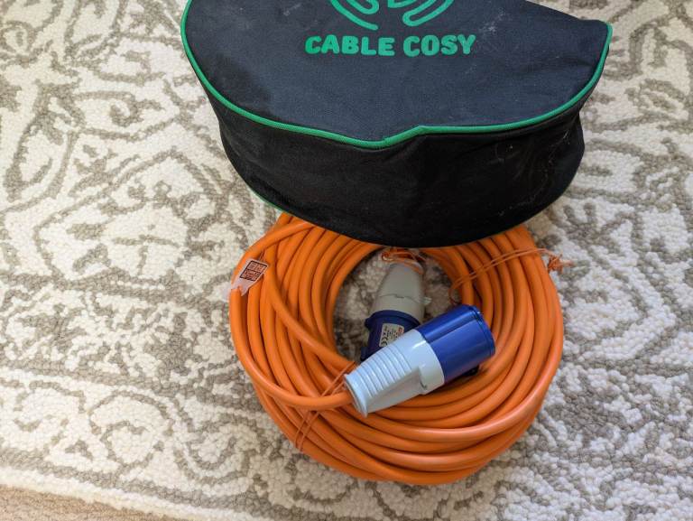 Caravan electric lead.