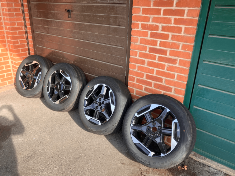 Four Alloy wheels & tyres - brand new