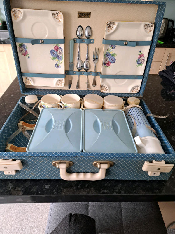 Brexton 7672 picnic hamper / set 1950's