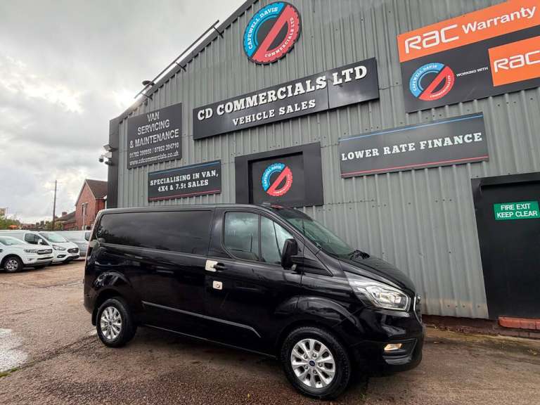 2023 Ford Transit Custom 280 LIMITED ECOBLUE L1 H1 SWB Low Roof Euro 6 Panel Van Diesel Manual