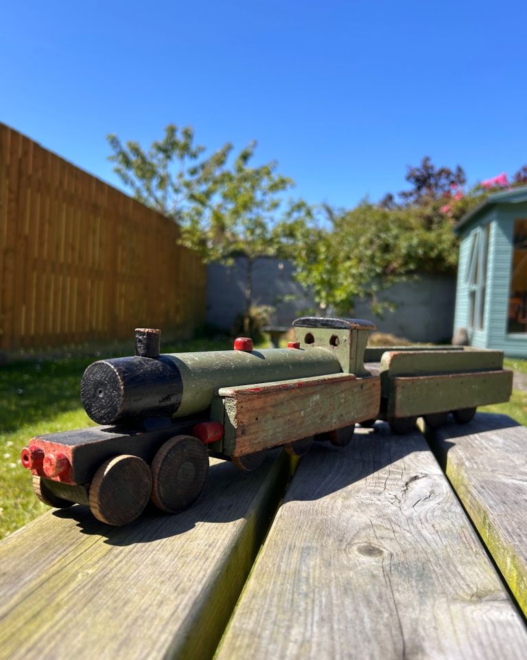 Scratch Built Vintage Toy Wooden Train