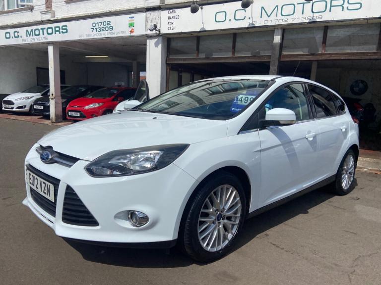 2012 Ford Focus 1.6 125 16v Zetec Frozen White 59000mls 2-Owners
