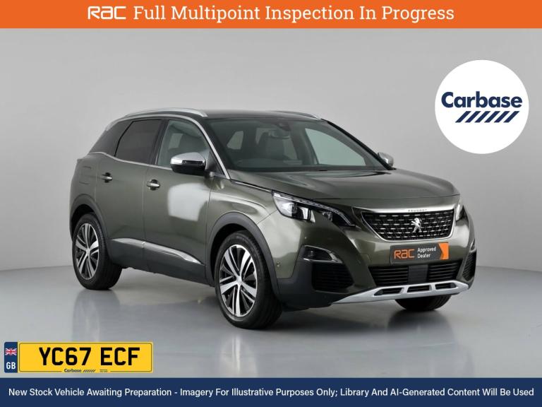 2017 Peugeot 3008 2.0 BlueHDi GT SUV 5dr Diesel EAT Auto 6Spd Euro 6 (s/s) (180 ps) SUV Automatic