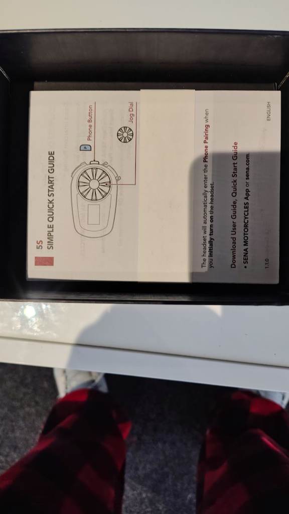 Sena 5s dual motorcycle Bluetooth communication system