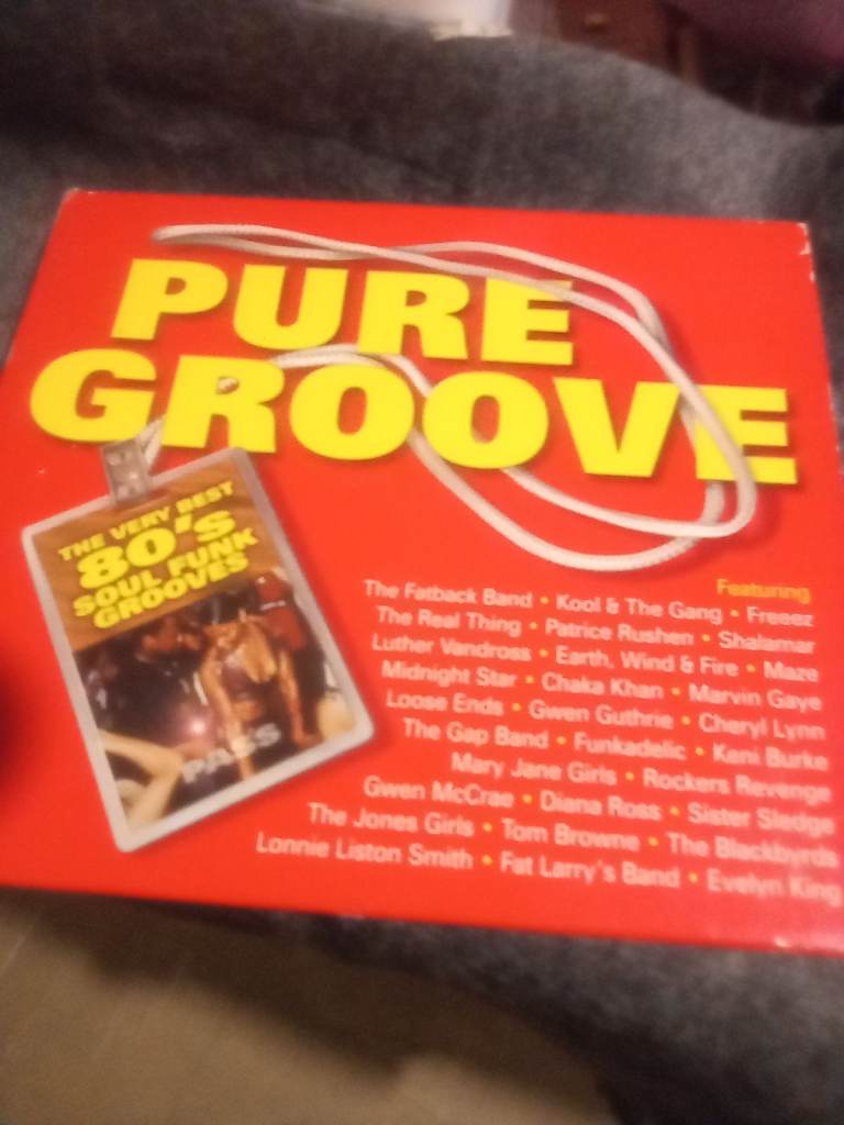 Original Pure Groove 80's double CD disc.