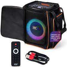 PYLE BLUETOOTH PARTY SPEAKER WITH BUILT IN LIGHT