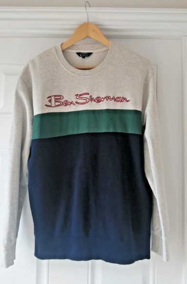 BEN SHERMAN - COTTON SWEAT TOP - SZ LARGE - ONLY WORN ONCE SO IMMACULATE