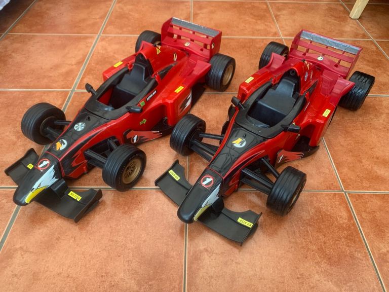 2x Action Man F1 Racing Cars