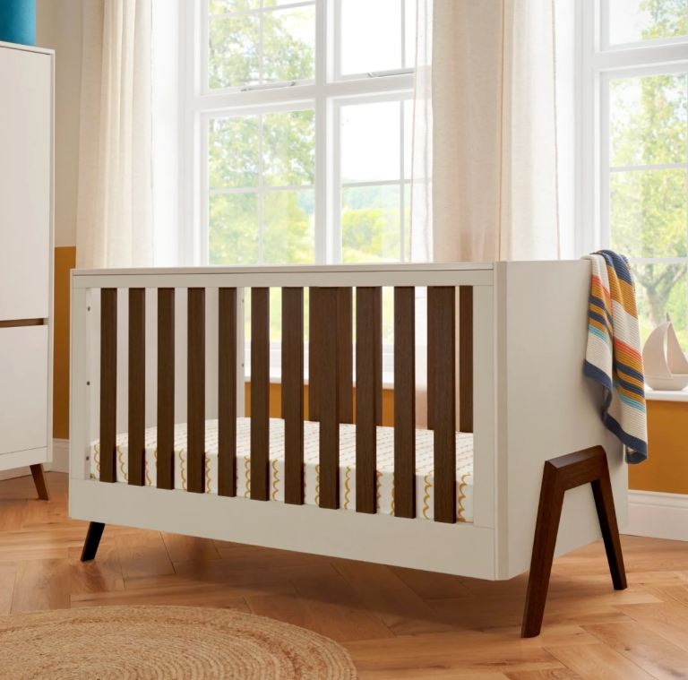 3 in 1 cot bed from birth - 6 years + mattress included 