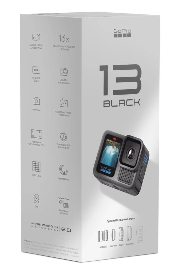 image for **SEALED** GOPRO 13 BLACK BRAND NEW INCLUDES 64GB MEMORY CARD & CARRY CASE