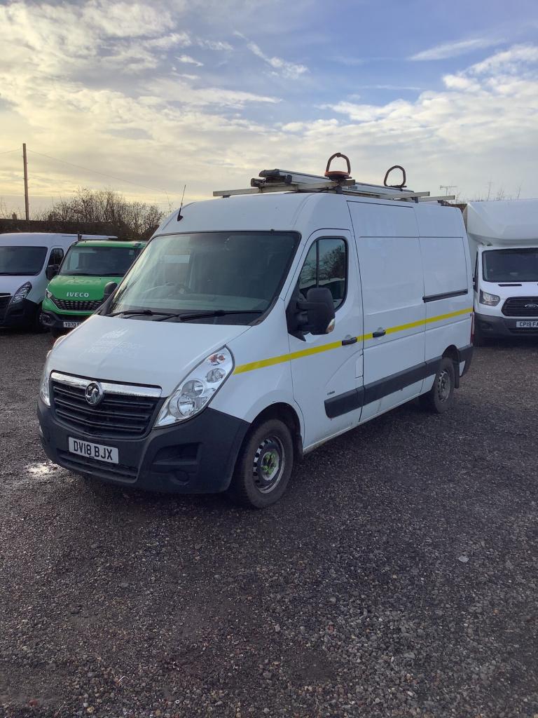 2018 Vauxhall Movano 2.3 CDTI L2 H2 Van 130ps mobile workshop  PANEL VAN Diesel Manual