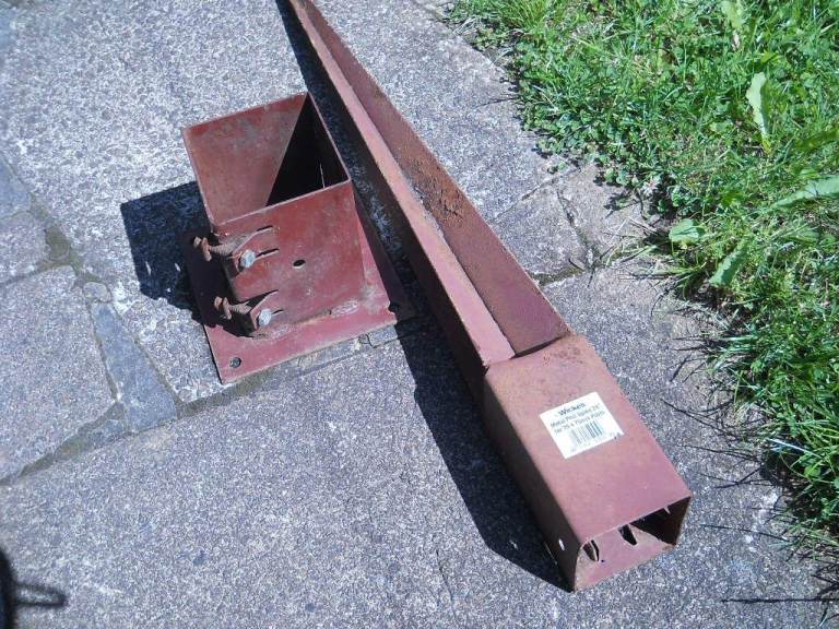 Metal Fence Post Spike and ground anchor.