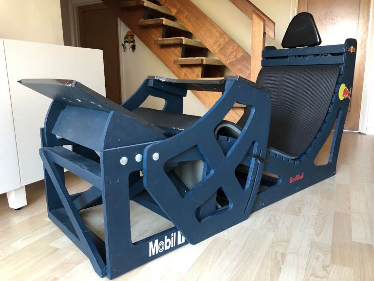 Bespoke F1-Style Sim Racing Rig / Cockpit – Custom Built, Adjustable ...
