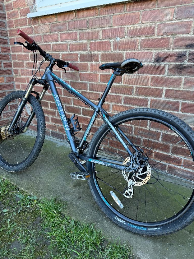 Carrera Mountain Bike – Blue/Green, Good Condition