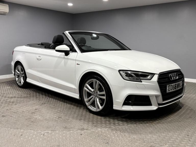2016 Audi A3 Cabriolet 1.4 TFSI CoD S line Convertible 2dr Petrol S Tronic Euro 6 (s/s) (150 ps) ...