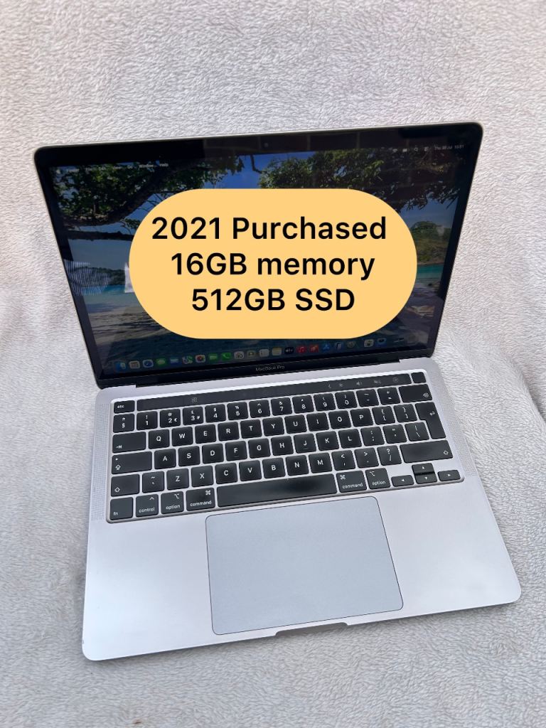 MacBook Pro 13-inch (2020) | 16GB Memory | 512GB SSD 