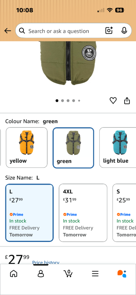 Brand new fleece waterproof dog coats