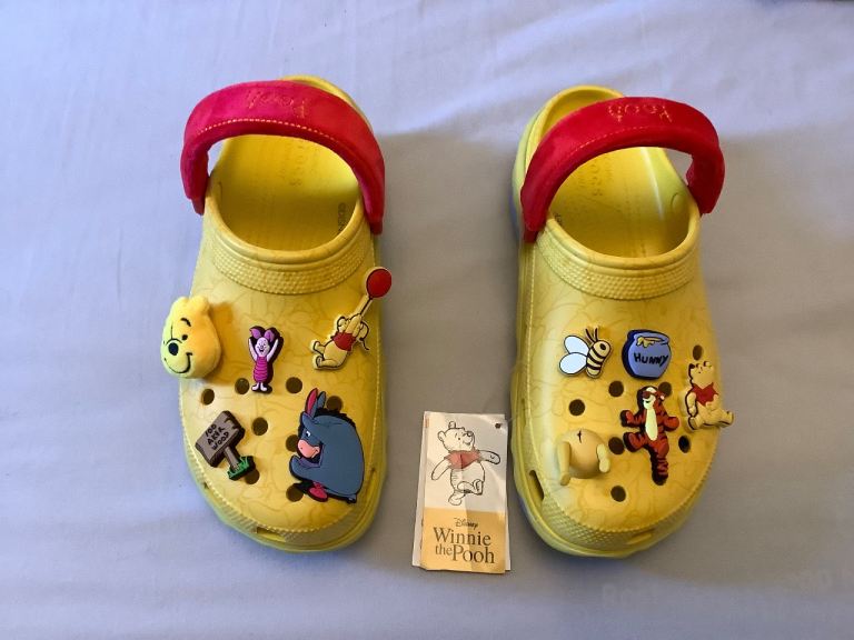 DISNEY Winnie The Pooh CROCS  **Brand New** 
