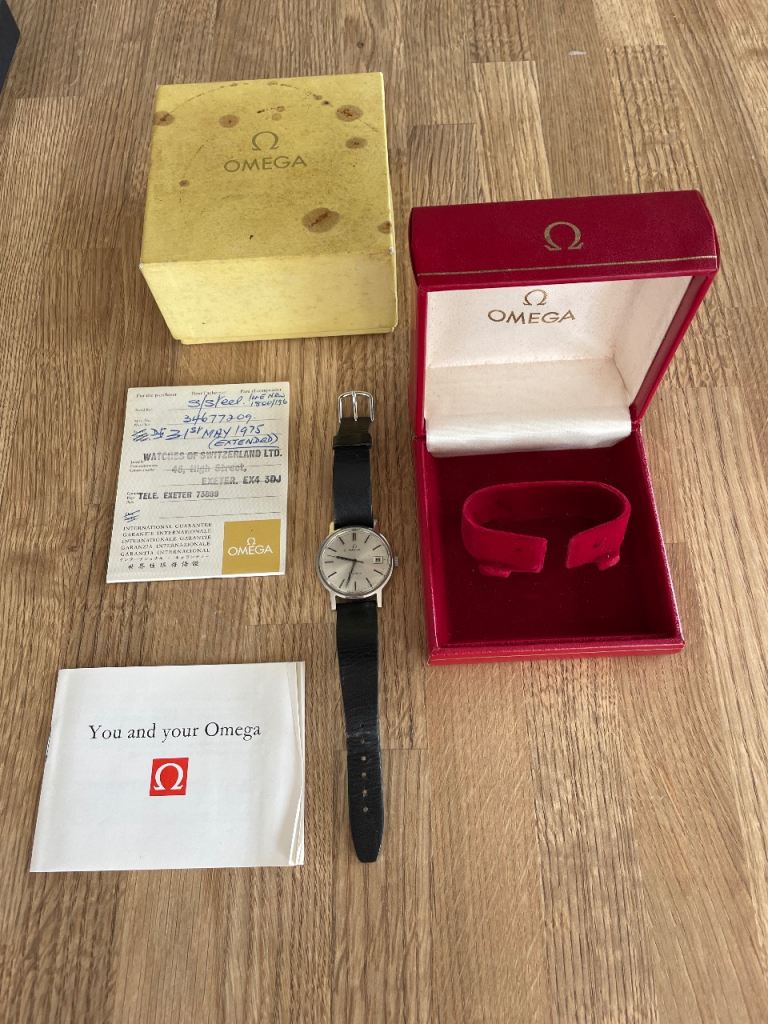 1972 Omega Genève – RARE FULL TRUE SET – Boxes & Papers Included - Watches of Switzerland Exeter