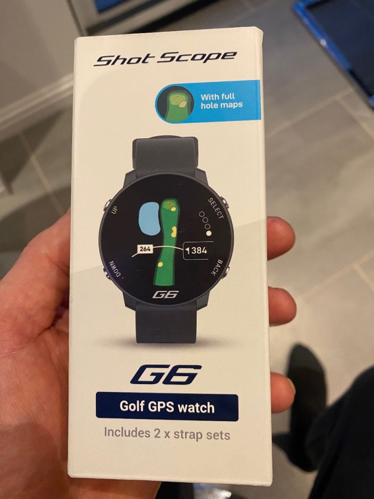 Shot Scope G6 GPS watch brand new 
