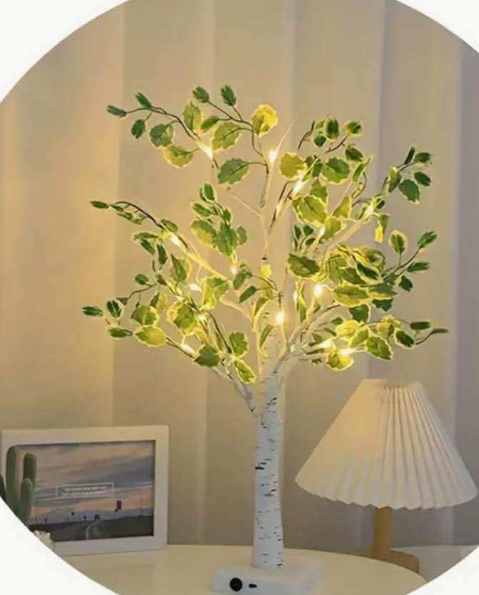 Led light tree with usb cable connection