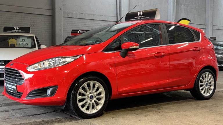 FORD FIESTA 1.0 T EcoBoost Titanium X Red 5dr LOWTAX+11 STAMPS+CRUISE 2014