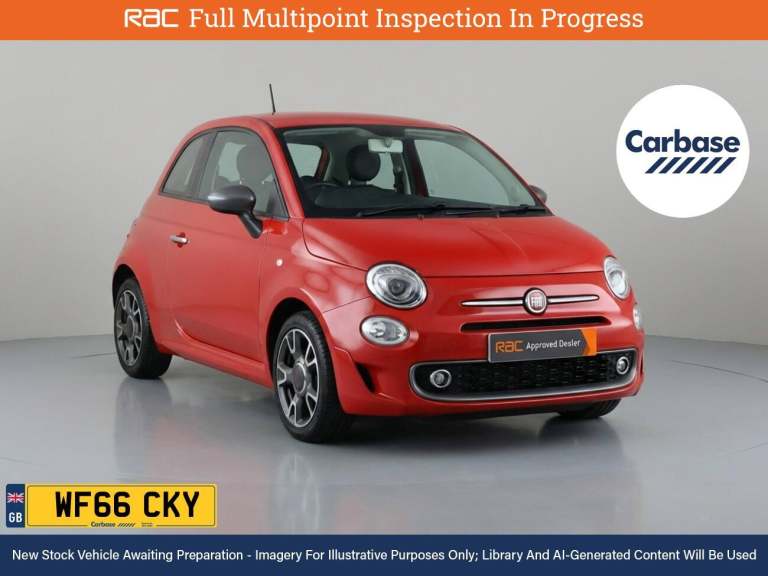 2016 Fiat 500 1.2 S Hatchback 3dr Petrol Manual Euro 6 (s/s) (69 bhp) Hatchback PETROL Manual