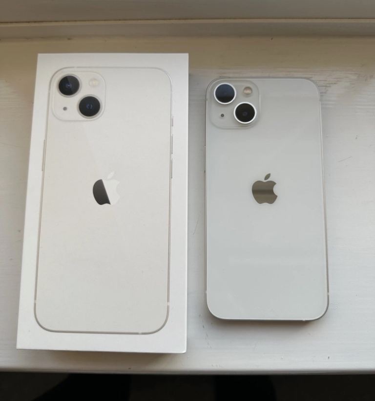 Apple iPhone 13 white 256gb unlocked 
