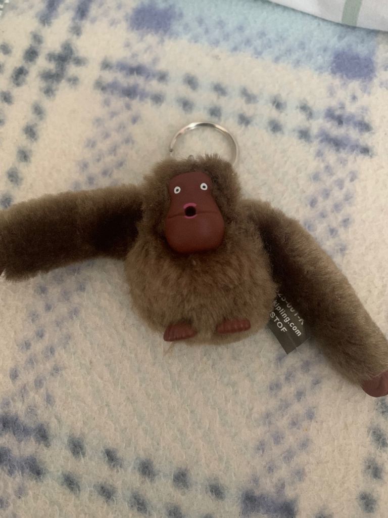 Kiplings toy monkey key ring 
