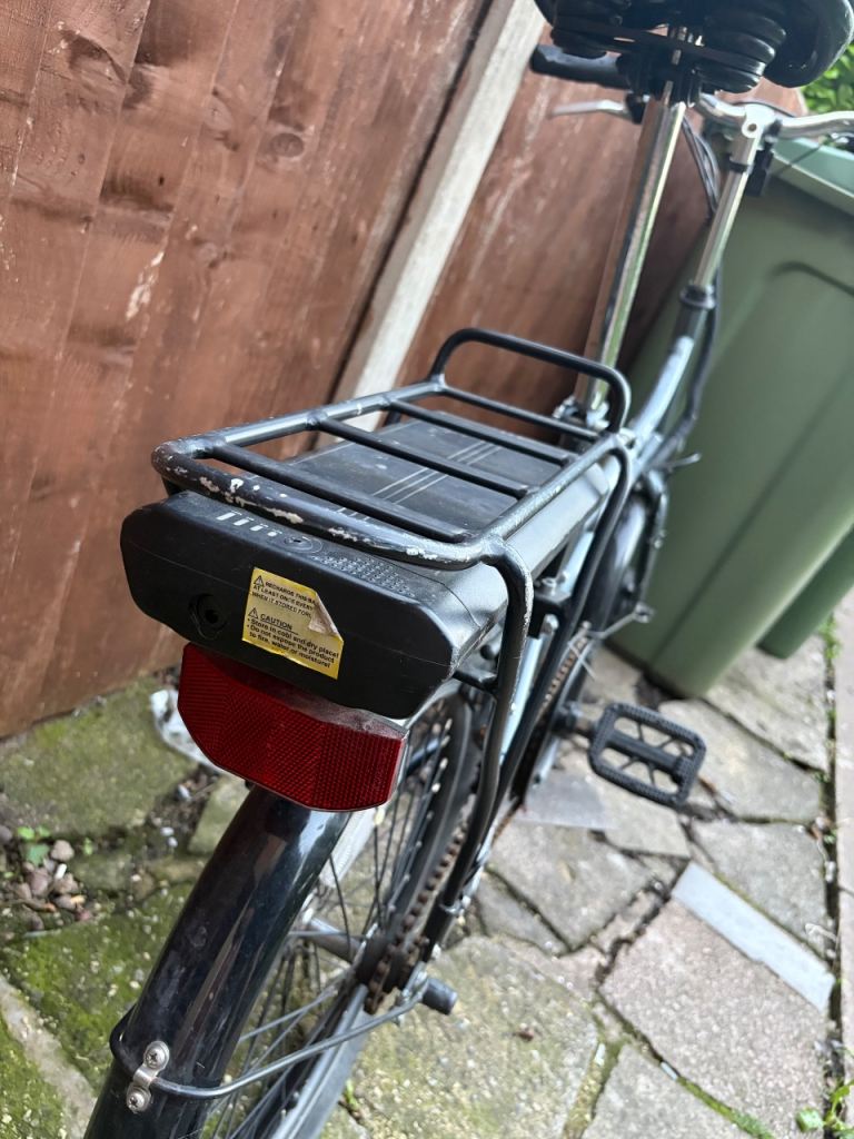 E-PLUS Electric Mountain Bike – Grey, 