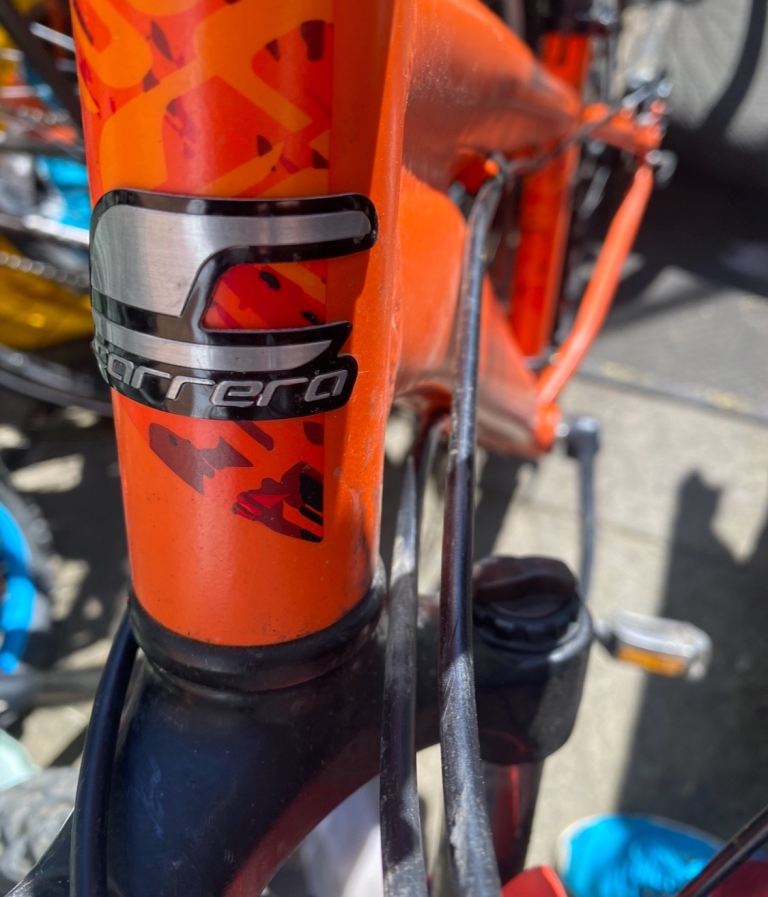 24” Carrera Mountain Bike – Orange, Good Condition
