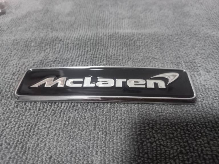 GENUINE MCLAREN BADGE