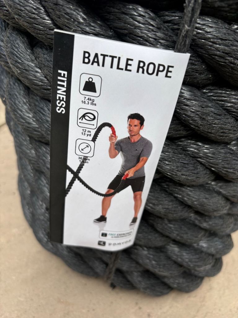 Domyos Battle Ropes - 7kg, 12m Long x 2