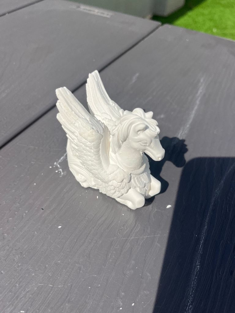Unpainted horse angel Figurine – Ready for Your Touch