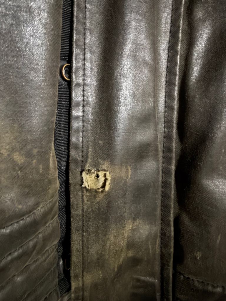 Oxford Hardy Wax Textile Jacket - Olive - XL