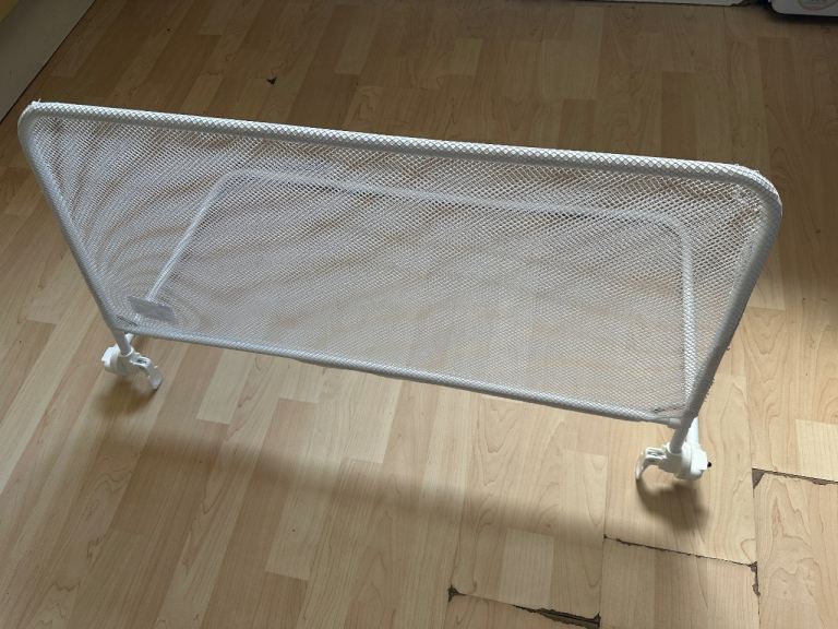 Jane Foldable Mesh Baby Toddler Bed Rail / Bed Guard – White – 90cm x 50cm