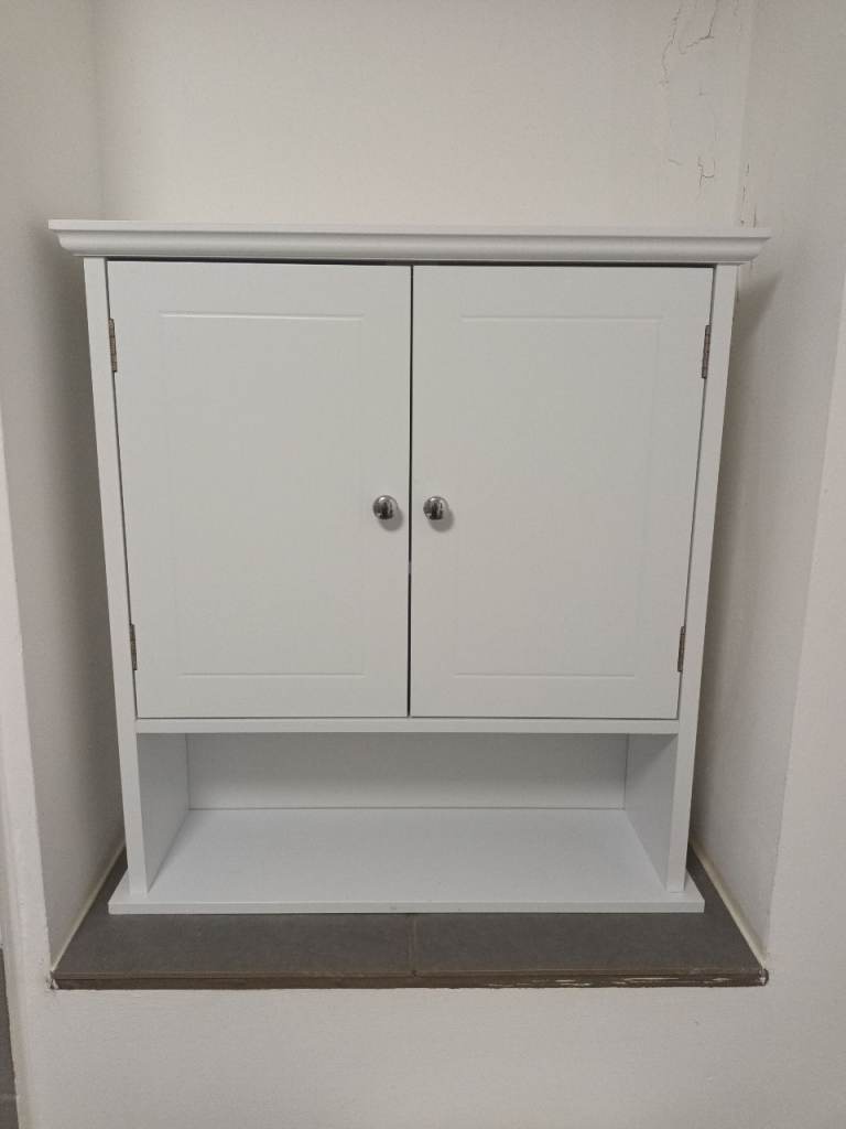 Lucio Wall Bathroom Cabinet - White