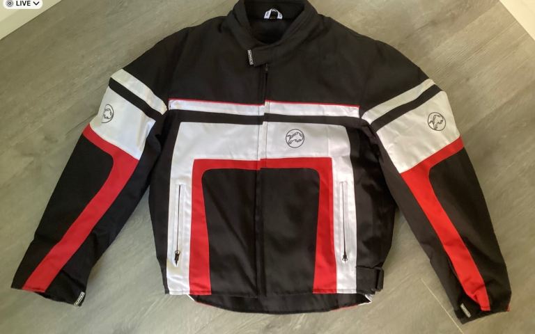 Buffalo Racer Style Biker Jacket  -  Size Medium