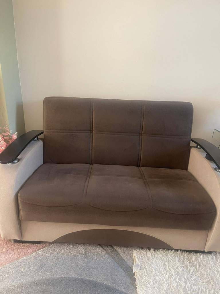 5 and 3 seater sofa beds with extra storage at the bottom.