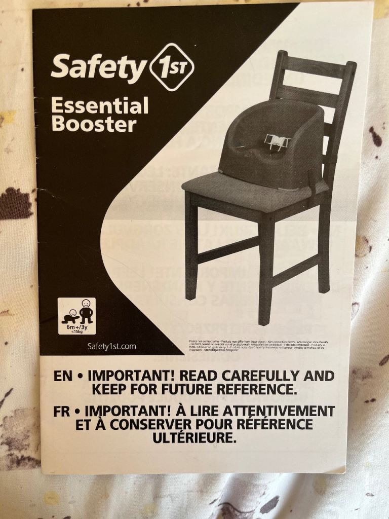 Booster seat for table