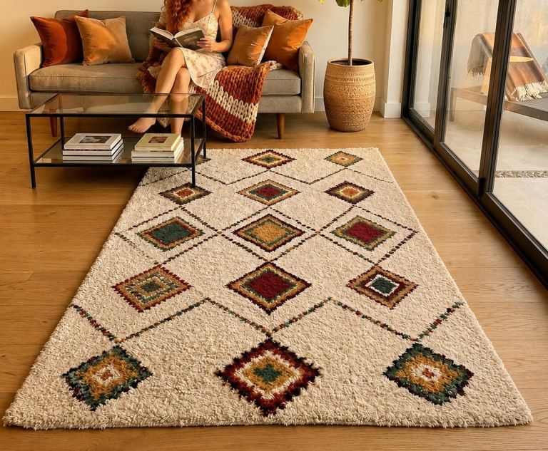 Lovely Pile Rug - Moroccan Style 
