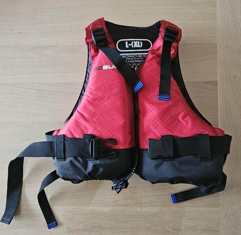 Gul Recreation Vest Buoyancy Aid 50N Size L-XL Red/Black — New, Unused, No Tags