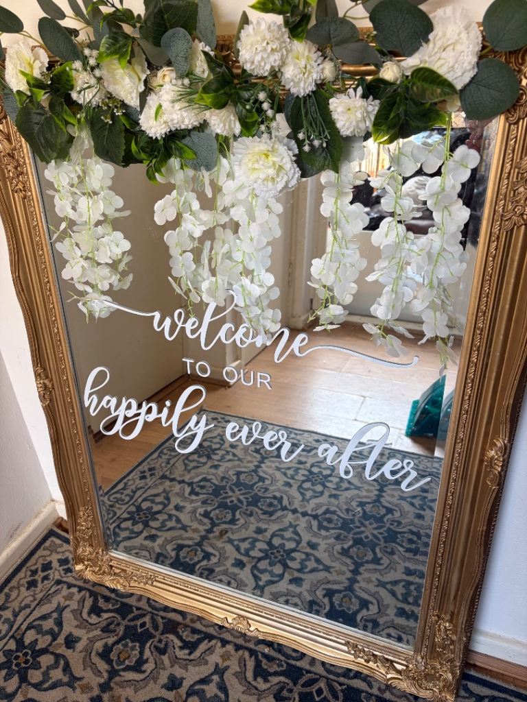 Large golden wedding mirror , £60.00 for Sale in Fairwater, Cardiff ...