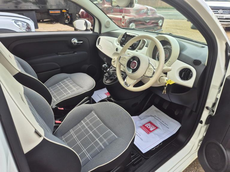 2018 Fiat 500 1.2 Lounge Hatchback 3dr Petrol Manual Euro 6 (s/s) (69 bhp)